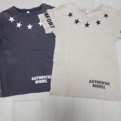AUTHENTIC MODEL 星柄 Tシャツ 2枚セットのサムネイル