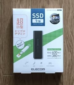 エレコム ESD-EMC1000GBK 外付けSSD 1TBのサムネイル
