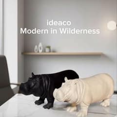 ideaco カバ オブジェModern in Wildernessセット - メルカリ
