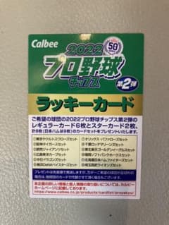 プロ野球チップス2022 第2弾 ラッキーカードのサムネイル