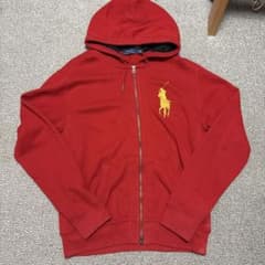 Polo Ralph Lauren ジップアップパーカー レッド Mのサムネイル
