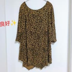 terra & sky レオパード柄 チュニック トップス 2X 大きいサイズ