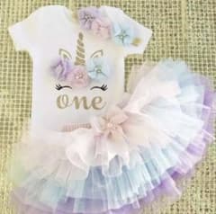 海外子供服♡1歳birthday♡コスチューム♡ドレス♡3点setのサムネイル