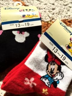 ⭐︎ミニーちゃん⭐︎ 靴下２足セットのサムネイル