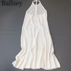 美品　ボールジィ ballsey ノースリーブプルオーバー パール ミラノリブ 完売品Ballsey 美品 ノースリーブプルオーバー パール ミラノリブ
