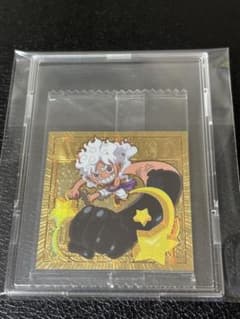 オ*ジ様 ワンピースウエハースLOG12ゴールドパラレル USGRルフィ 表裏のサムネイル