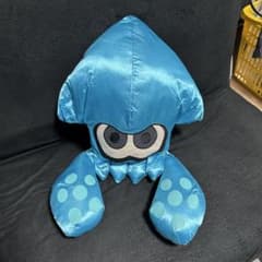 スプラトゥーン　イカのキャラクターぬいぐるみ 水色のサムネイル