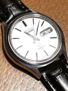 SEIKO QUARTZ TYPE II タイプ2 新品電池　ヴィンテージのサムネイル