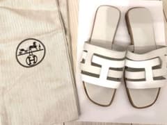 HERMES エルメス サンダル アミカ フラット - メルカリ