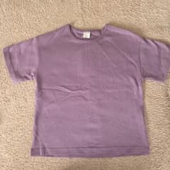 パープル Tシャツ サイズ120 綿100%のサムネイル