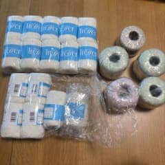 NIKKELON-S Tresser 毛糸 16玉セット　おまけ付きのサムネイル