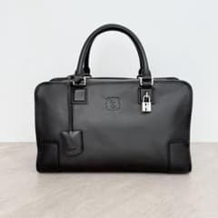 極美品 LOEWE アマソナ36 ハンドバッグ アナグラム ブラック