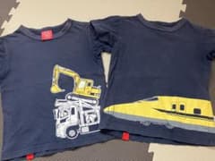 OJICO Tシャツ 2枚セット 働く車 ドクターイエローのサムネイル