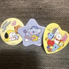 BT21 캔 배지 3점 세트