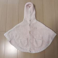 ベビー用 フード付きポンチョ ピンク 12-24ヶ月のサムネイル