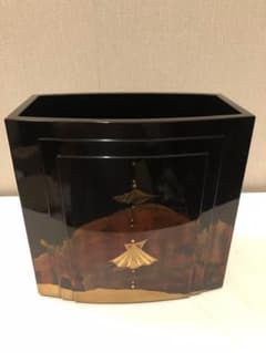 【美品】輪島塗名工 花器「しおさい」西塚龍 輪島塗の漆工芸品 伝承作家 西塚龍 花器「しおさい」 - メルカリ