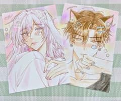 オリジナル 男子 うさ耳 狼耳 手描きイラスト - メルカリ