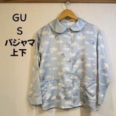 GU ジーユー　パジャマ上下　クレヨンしんちゃん　ライトブルー　S　レディースのサムネイル
