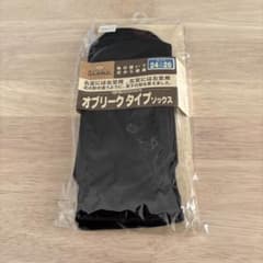 オブリークタイプ ソックス 黒 24-26のサムネイル