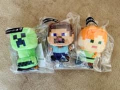 Minecraft ぬいぐるみ 3体セット　フリューくじ　ぬいバディ　新品のサムネイル