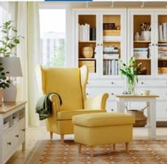 60353　IKEA STRANDMON 1人掛けソファ イエロー 60353 IKEA STRANDMON 1人掛けソファ イエロー - メルカリ