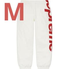 Supreme ロゴ トラックパンツ ホワイトのサムネイル