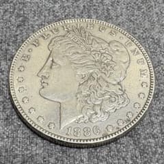 モルガンダラー 1886年 1ドル銀貨 26.7g ミントなし アメリカ - メルカリ