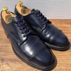 SANDERS サンダース ミリタリーダービー UK6.5 紺 外羽根 革靴 SANDERS サンダース ミリタリーダービー UK6.5 紺 外羽根 革靴 - メルカリ