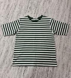 AMERICAN HOLIC ボーダーTシャツ グリーン Lのサムネイル