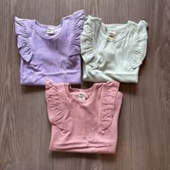 【新品未使用】140 フリル 半袖　Ｔシャツのサムネイル