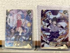 NARUTO 疾風伝 カード 春野サクラ 宇智波サスケ 2枚セット - メルカリ