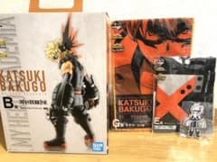 ヒロアカ　1番くじ　B賞　爆豪勝己　4点セット　②のサムネイル