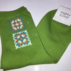 mighty soxer レディース ソックス グリーンのサムネイル