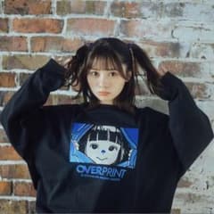 〈over print 〉EYES SWEATSHIRTS -BLACK-のサムネイル