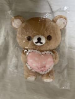 リラックマ　ハート　ぬいぐるみ　サンエックスユニバース