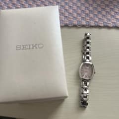 SEIKO アナログ時計 シルバー ピンクのサムネイル