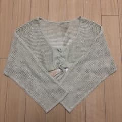 メッシュ編みイエローボレロのサムネイル