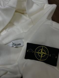 STONE ISLAND ホワイト パーカーのサムネイル