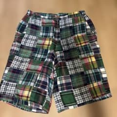 CALM FLOW チェック柄ショートパンツ Mサイズのサムネイル