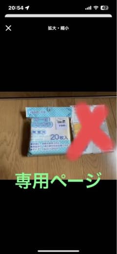 専用ページのサムネイル