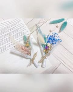 ミニブーケセット/2点セット販売/花束/スワッグ/ガーランド/撮影小物のサムネイル