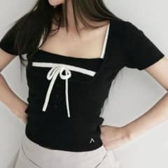 andmary Natalie ribbon set ブラック - メルカリ