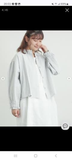 今季！完売品 サマンサモスモス フリル襟ジャケット - メルカリ