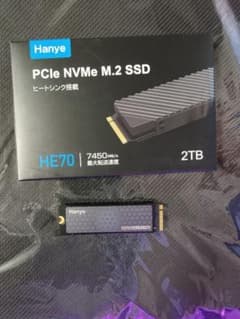 Hanye HE70 NVMe M.2SSD PS5対応ヒートシンク付 最終値下のサムネイル