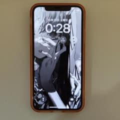 iPhone X 256GB 米国版 SIMフリー 背面割れ・画面焼けあり