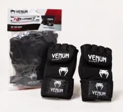 VENUM ヴェナム ジェルラップグローブ ブラック 格闘技 ボクシング - 2