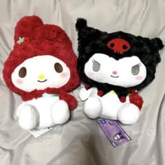 マイメロ クロミ いちごのポシェット BIG ぬいぐるみのサムネイル