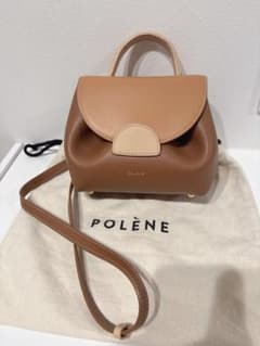 POLÈNE ナノ　ショルダーバッグ　キャメルのサムネイル
