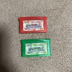 ゲームボーイアドバンス　ポケットモンスター　ファイアレッド　リーフグリーンのサムネイル