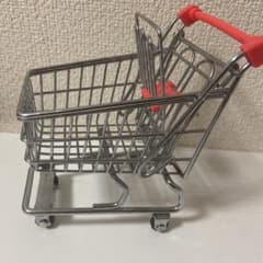 ミニチュアカート　ショッピングカート　買い物カートのサムネイル